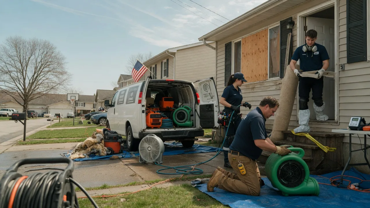 Water Damage Restoration in Mcdermott, OH near me
